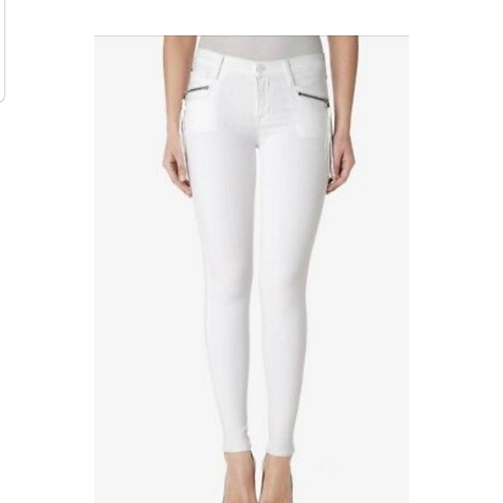 White Hudson skinny jeans